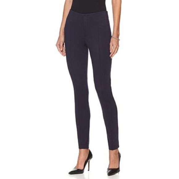 Project Gravitas Annie Ponte Stretch Dress Pants Slim Fit Shaping Sz 12 (flaw) - Picture 1 of 16